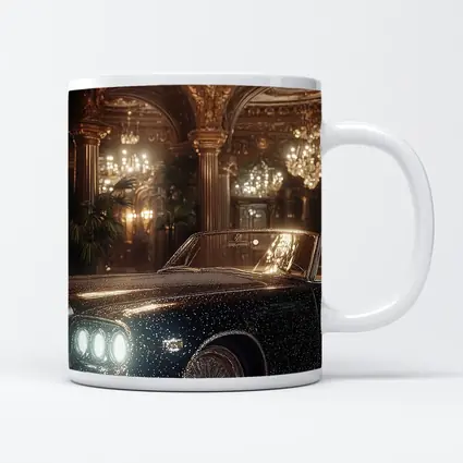 Classic Luxury Car Opulent Grand Hall