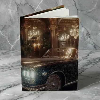 Classic Luxury Car Opulent Grand Hall
