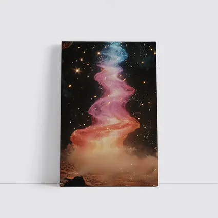 Cosmic Spiral Galaxy Nebula Space Art
