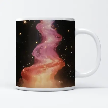 Cosmic Spiral Galaxy Nebula Space Art