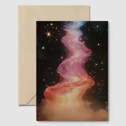 Cosmic Spiral Galaxy Nebula Space Art