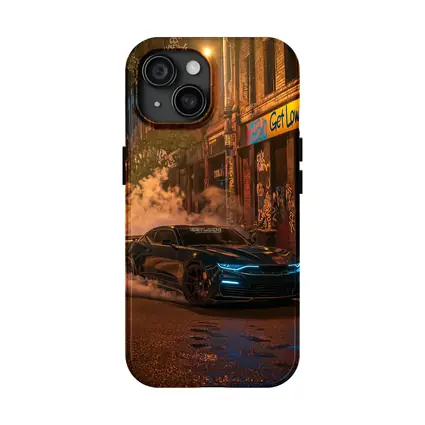 Chevrolet Camaro Neon Night Street Smoke