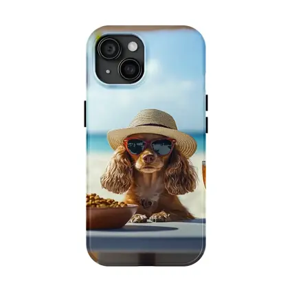 Cocker Spaniel Dog Sunglasses Beach Summer