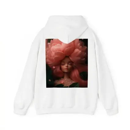 Peony Flower Girl Fantasy Pink Dark Background
