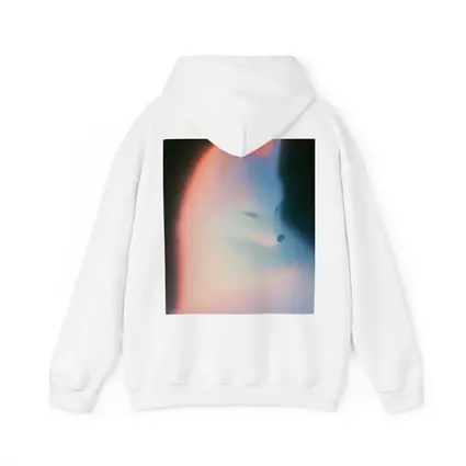 Arctic Fox Glowing Soft Pastel Dark Background