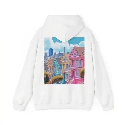San Francisco Painted Ladies Victorian Houses Art