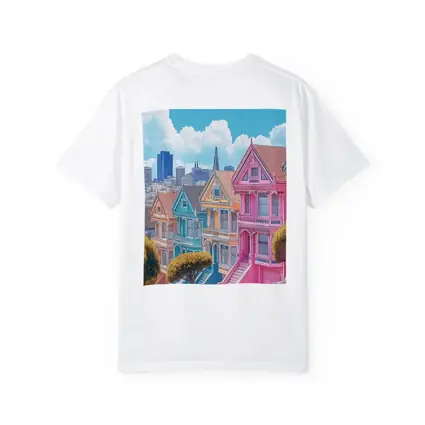 San Francisco Painted Ladies Victorian Houses Art