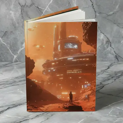 Sci-Fi Mars Colony Base Space Explorer