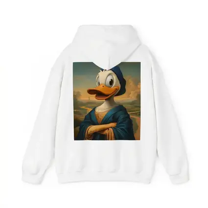Donald Duck Mona Lisa Renaissance Portrait Painting