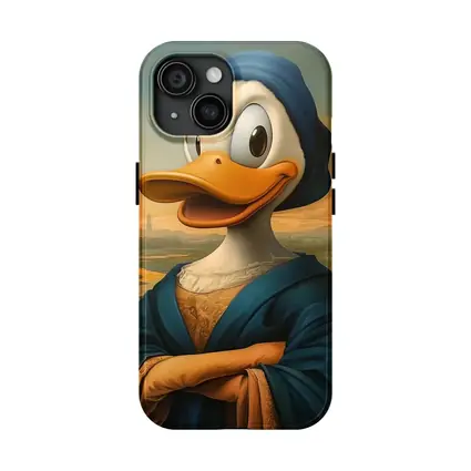 Donald Duck Mona Lisa Renaissance Portrait Painting