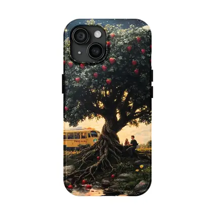 Strawberry Tree Couple Bus Starry Night