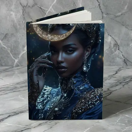 Moon Goddess Queen Dark Fantasy Portrait