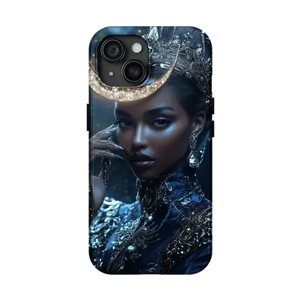 Moon Goddess Queen Dark Fantasy Portrait