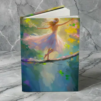 Ballerina Dancing on Branch Fantasy Art