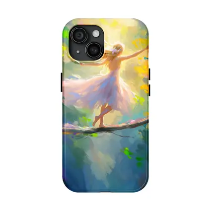 Ballerina Dancing on Branch Fantasy Art
