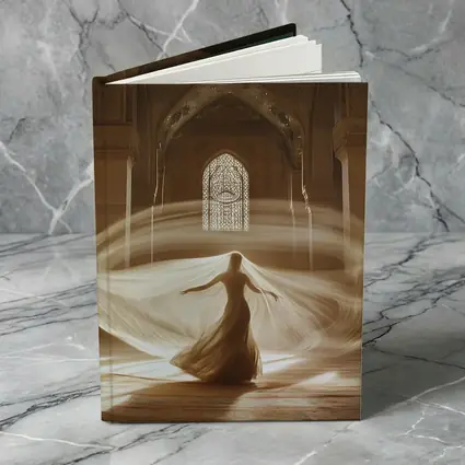 Whirling Woman Dancing Inside Ornate Mosque