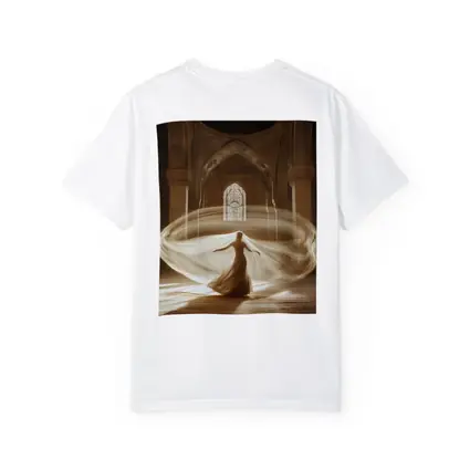 Whirling Woman Dancing Inside Ornate Mosque
