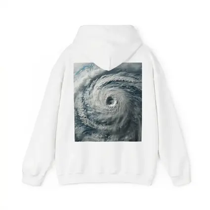 Hurricane Eye Aerial View Ocean Storm