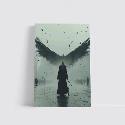 Dark Angel Warrior Misty City Foggy