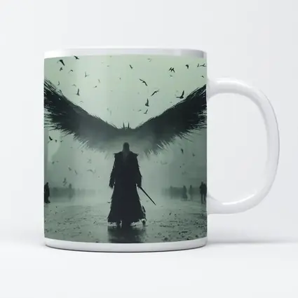 Dark Angel Warrior Misty City Foggy