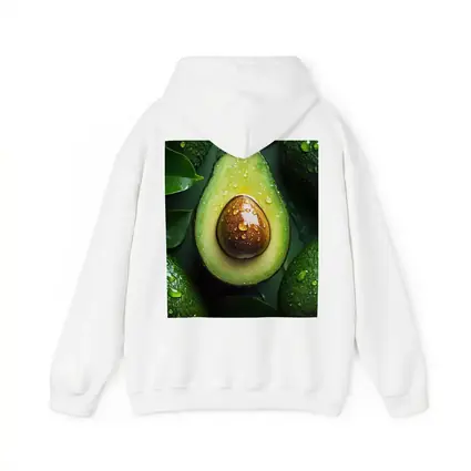 Fresh Avocado Halved With Water Droplets