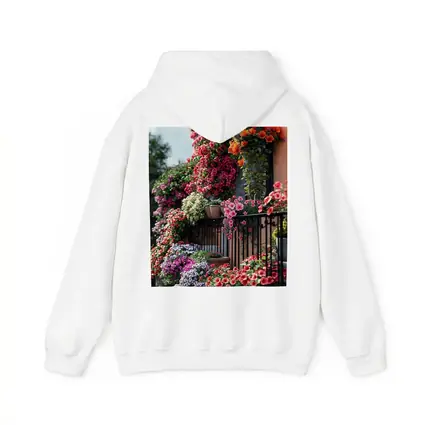 Colorful Flower Garden Balcony Mediterranean House