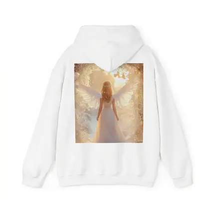Angel Wings Girl Golden Dreamy Forest