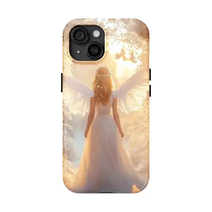 Angel Wings Girl Golden Dreamy Forest