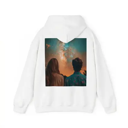 Couple Watching Milky Way Galaxy Night Sky