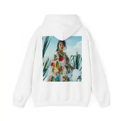 Floral Print Woman Snow Winter Fashion