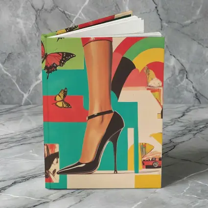 High Heel Shoe Pop Art Collage