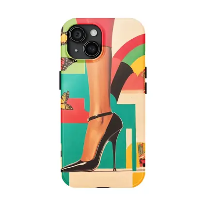 High Heel Shoe Pop Art Collage