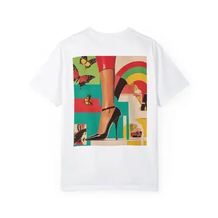 High Heel Shoe Pop Art Collage