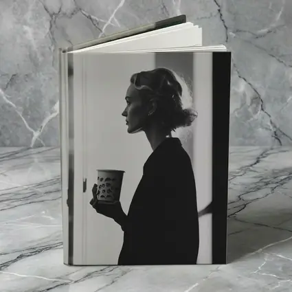 Woman With Coffee Cup By Window