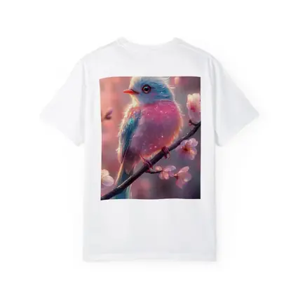 Fluffy Fantasy Bird Cherry Blossom Branch