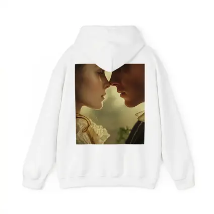 Victorian Couple Romantic Close Portrait Art