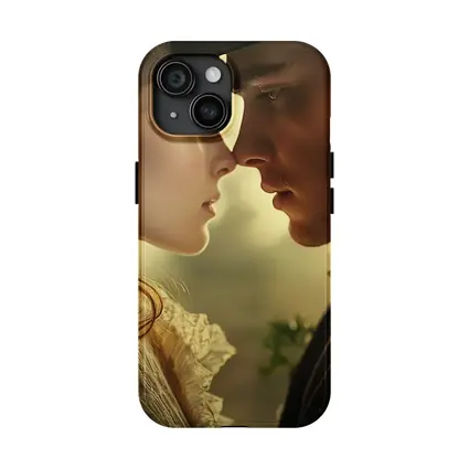Victorian Couple Romantic Close Portrait Art