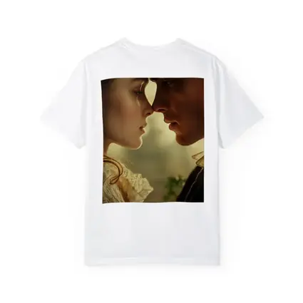 Victorian Couple Romantic Close Portrait Art