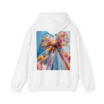 Floral Bow Giant Skyscraper Blue Sky