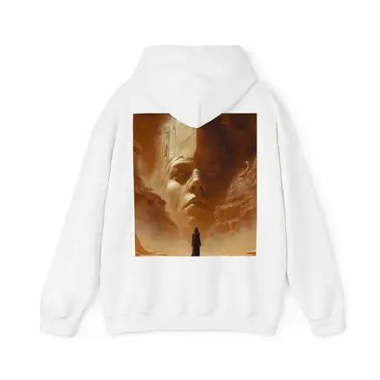 Ancient Desert Colossus Figure Surreal Sand