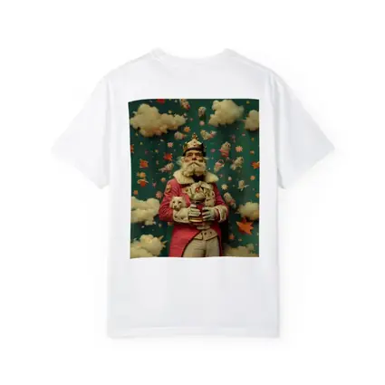 Surreal King With Cats Stars Fantasy