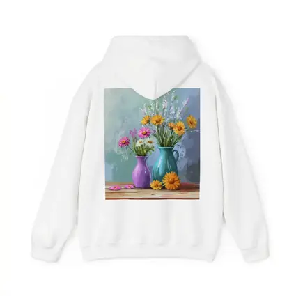 Daisies and Wildflowers in Colorful Vases