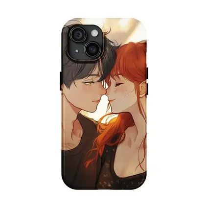 Anime Couple Romance Close Moment Art