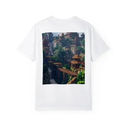 Minecraft Ancient Temple City Jungle Waterfall