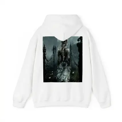 Gothic Woman Dark Rainy Castle Fantasy Art
