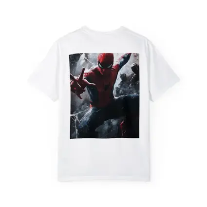 Spider-Man Action Pose Dark Painted Background
