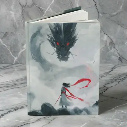 Dark Dragon Red Eyes Warrior Cloud Art