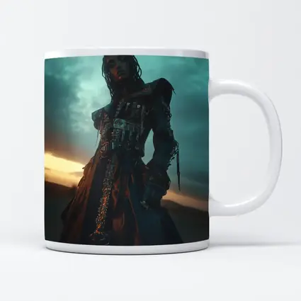 Dark Warrior Woman Desert Storm Fantasy