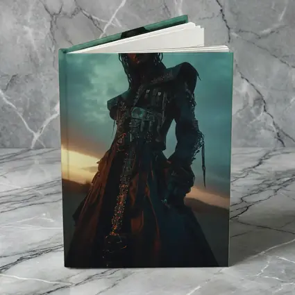 Dark Warrior Woman Desert Storm Fantasy