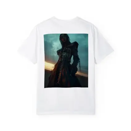 Dark Warrior Woman Desert Storm Fantasy
